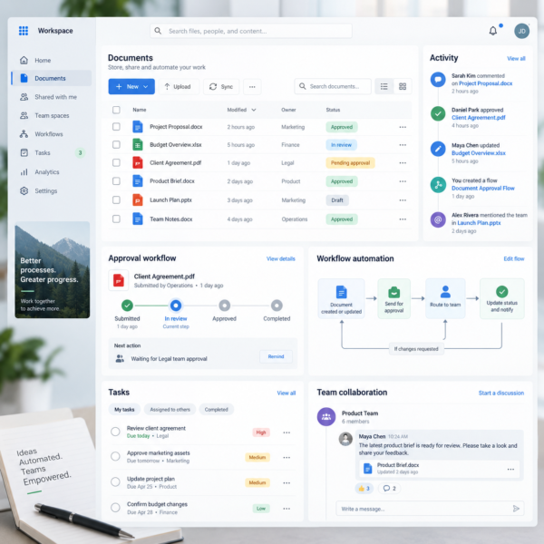 Microsoft 365 and Power Automate workflow automation