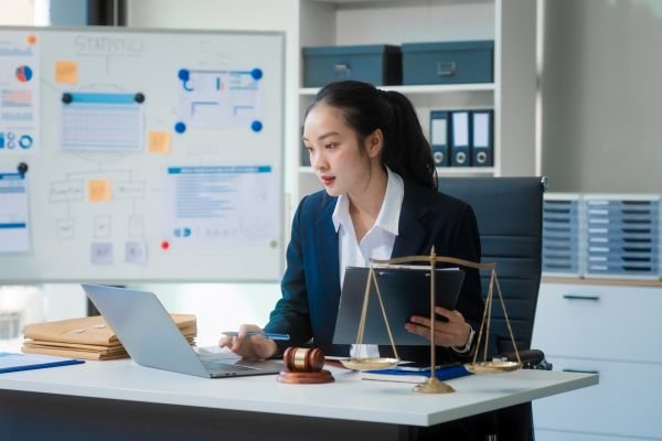 Legal operations professional working with CRM and automation systems